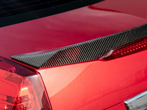 2009-15 CADILLAC CTS-V V2 SEDAN | CARBON FIBER TRUNK LID SPOILER / WING